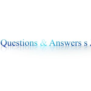 Otázky a odpovede (Questions and Answers) – 6.časť