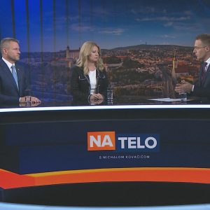 Zuzana Čaputová a Peter Pellegrini (2.6.)