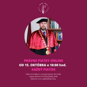 PRÁVNE PIATKY ONLINE – Mgr. Karolína Koščová