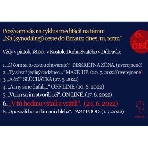„V TÚ HODINU VSTALI A VRÁTILI SA…“