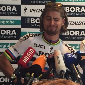 Sagan zostal Saganom aj na prvej tlačovke