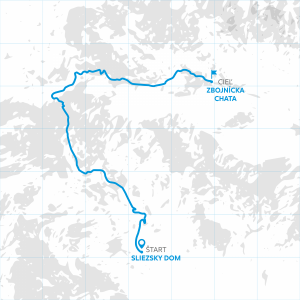 Turistická trasa: Sliezsky dom – Zbojnícka chata