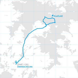 Turistická trasa: Žiarska dolina – Plačlivé a späť