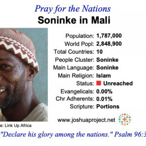 modlitby za NZES – Soninke v Mali