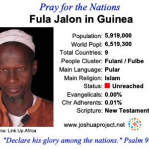 modlitby za NZES – Fula Jalon v Guinei