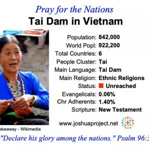 modlitby za NZES – Tai Dam vo Vietname