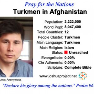 modlitby za NZES – Turkmeni v Afganistane