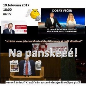 Na panské – 2017-02-19 humoristický týždenník 06/2017
