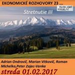 Ekonomické rozhovory 23 – 2017-02-01 stretnutie III episode thumbnail