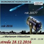 Ekonomické rozhovory 21 – 2016-12-28 aký bol rok 2016 a aký bude pravdepodobne vývoj v roku 2017 episode thumbnail