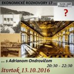 Ekonomické rozhovory 17 – 2016-10-13 Ing. Adrián Ondrovič episode thumbnail
