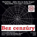 Bez cenzúry 46 – 2016-03-20 Pavučina – alebo kto za koho kope? Mimovládky, Tretí sektor a iná háveď… episode thumbnail