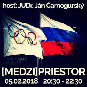 Medzipriestor 108 – 2018-02-05 Ruský šport versus Zimná olympiáda 2018