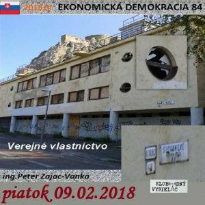 Ekonomická demokracia 84 – 2018-02-09 Verejné vlastníctvo