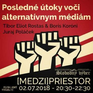 Medzipriestor 129 – 2018-07-02 Posledné útoky voči alternatívnym médiám