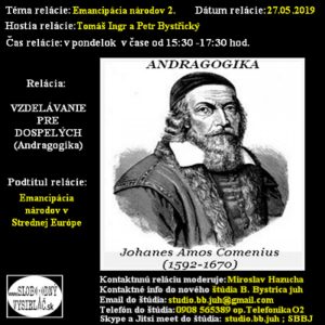 Vzdelávanie pre dospelých 146 – 2019-05-27 Emancipácia národov 2