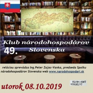 Klub národohospodárov Slovenska 49 – 2019-10-08