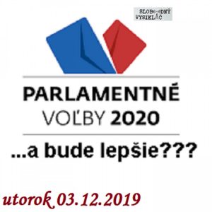 Konšpiračný byt 105 – 2019-12-03 Šokujúca pravda o parlamentných voľbách 29.02.2020.