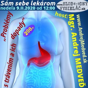 Sám sebe lekárom 208 – 2020-02-09 „Problémy s trávením a ich dopady“