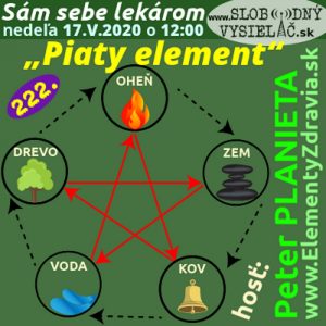Sám sebe lekárom 222 – 2020-05-17 „Piaty element“