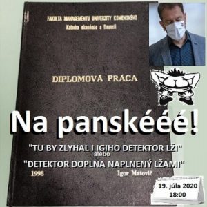 Na panské – 2020-07-19 humoristický týždenník 29/2020