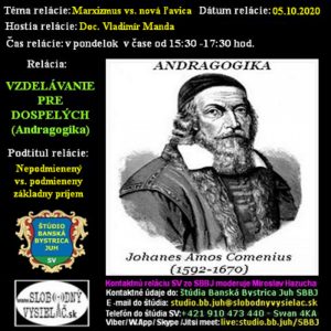 Vzdelávanie pre dospelých 217 – 2020-10-05 Marxizmus vs. nová ľavica