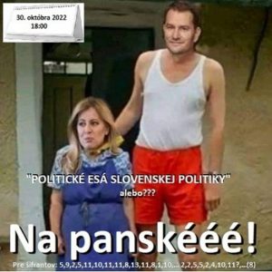 Na panské – 2022-10-30 humoristický týždenník 40/2022