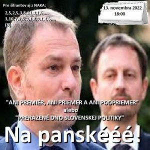 Na panské – 2022-11-13 humoristický týždenník 42/2022