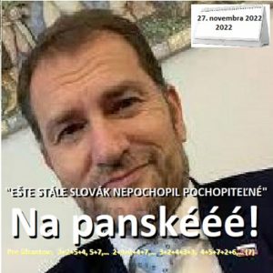 Na panské – 2022-11-27 humoristický týždenník 44/2022