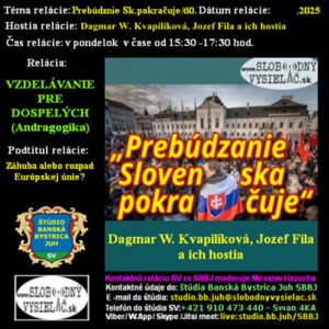 Vzdelávanie pre dospelých 450 – 2025-04-22 Záhuba alebo rozpad Európskej únie ?