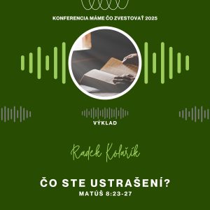Radek Kolařík: Čo ste ustrašení? – Máme čo zvestovať 2025