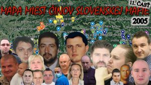 Mapa miest činov slovenskej mafie (2005) 11. ČASŤ