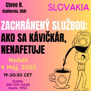 Steve R., California, USA, zachránený službou akosa kávičkár nenafetuje
