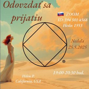 Odovzdať sa prijatiu – Helen P. (California, USA)  – 25. 5. 2025