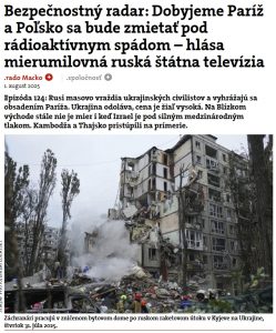General Pavel Macko’s Security Radar – episode 124