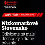 Prečo je nízkomaržové Slovensko odkázané na malé dôchodky a drahé bývanie episode thumbnail