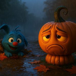 Halloweenská rozprávka 🎃 Tekvica, čo rozosmiala tmu