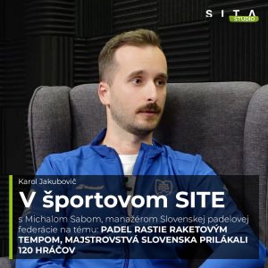 65 – Michal Sabo o raketovom raste padelu na Slovensku | Štúdio SITA