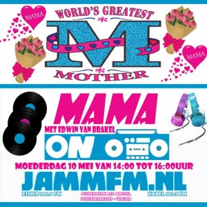 10-5-2015 Edwin „ON“ = Mama „ON“ op Moederdag @ Jamm Fm Smooth & Funky.