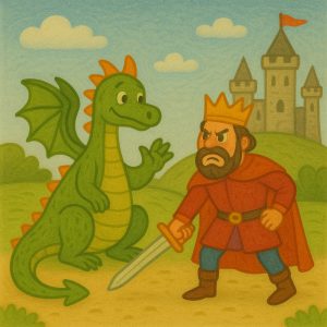 #92 Dobrý drak a zlý kráľ