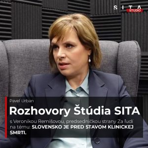 Veronika Remišová: Chaos v štáte, Fico a budúcnosť Slovenska | Štúdio SITA