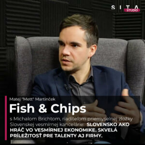 Slovensko ide do vesmíru: 60 firiem už zarába na space ekonomike – Michal Brichta | Fish & Chips