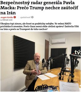 Security radar of General Pavel Macko – 151st edition