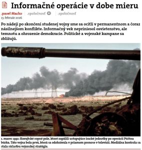Informačné operácie v dobe mieru