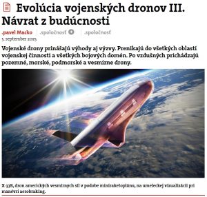 Evolúcia vojenských dronov III. – Návrat z budúcnosti