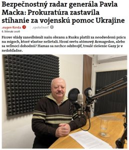 Security Radar of General Pavel Macko – 150th Edition