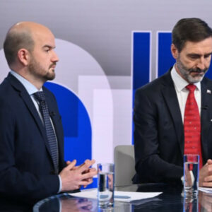 Na telo (23. 2.): Juraj Blanár (Smer-SD) a Martin Dubéci (PS)