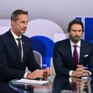 Na telo (22. 6.): Robert Kaliňák (Smer-SD) a Milan Majerský (KDH)