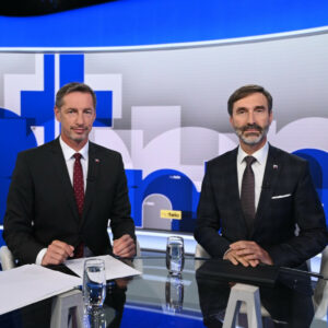 Na telo (14. 9.): Juraj Blanár (Smer-SD) a Milan Majerský (KDH)