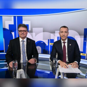 Na telo (19. 10.): Tomáš Drucker (Hlas-SD) a Ján Horecký (KDH)
